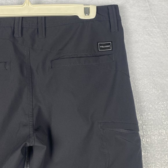 Volcom Pants Mens 32 (33) True To This Chino Gray Stretch Lightweight Skate - Picture 6 of 16